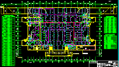 详细地下车库建筑设计CAD平面施工图纸-图二
