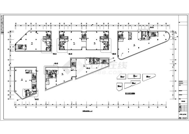 地下二层地上五层的多层商业楼室内外给排水施工图-图二