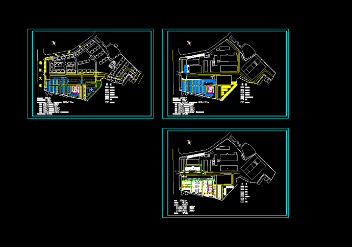 某工业园区规划设计cad方案总图_图1