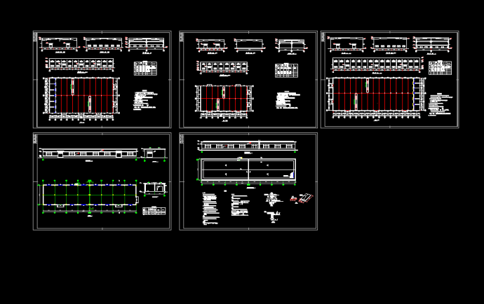 某工厂生产车间设计cad全套施工图纸_图1