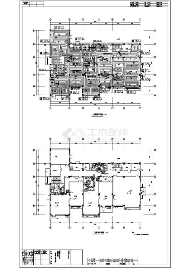 【河北】2层幼儿园采暖通风设计施工图-图二