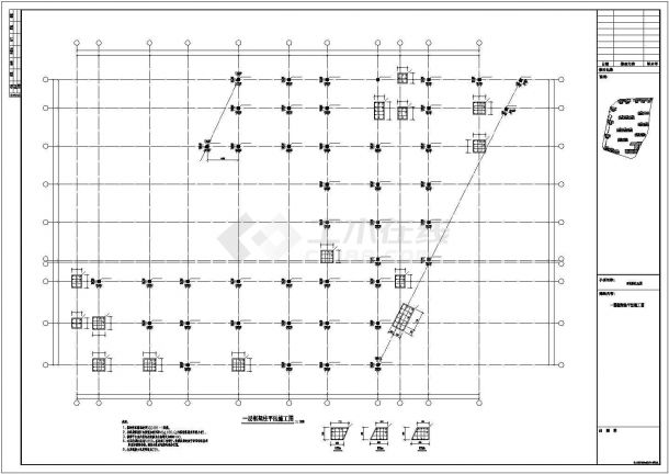 【江苏】3层框架结构幼儿园结构设计施工图-图二