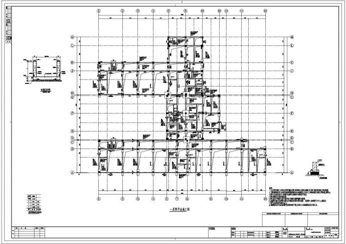 【长沙】三层框架结构幼儿园结构设计施工图_图1