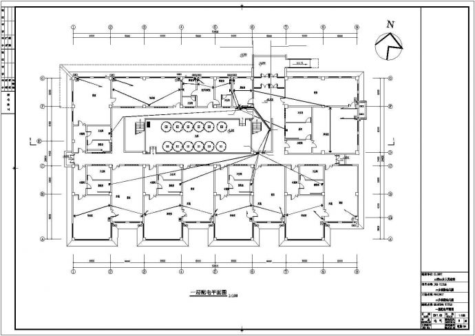 三层框架结构实验幼儿园全套电气施工图纸_图1