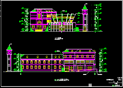 某高级会所全套建筑CAD施工设计图纸-图二