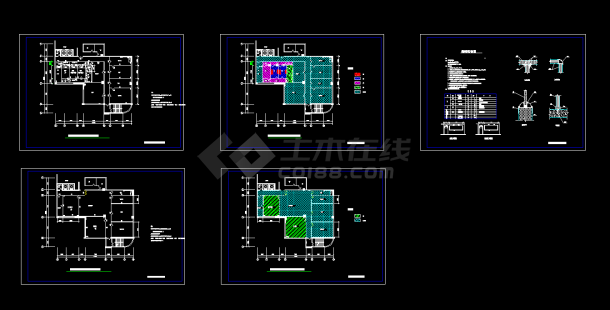 某检疫局洁净厂房设计cad建施图-图一