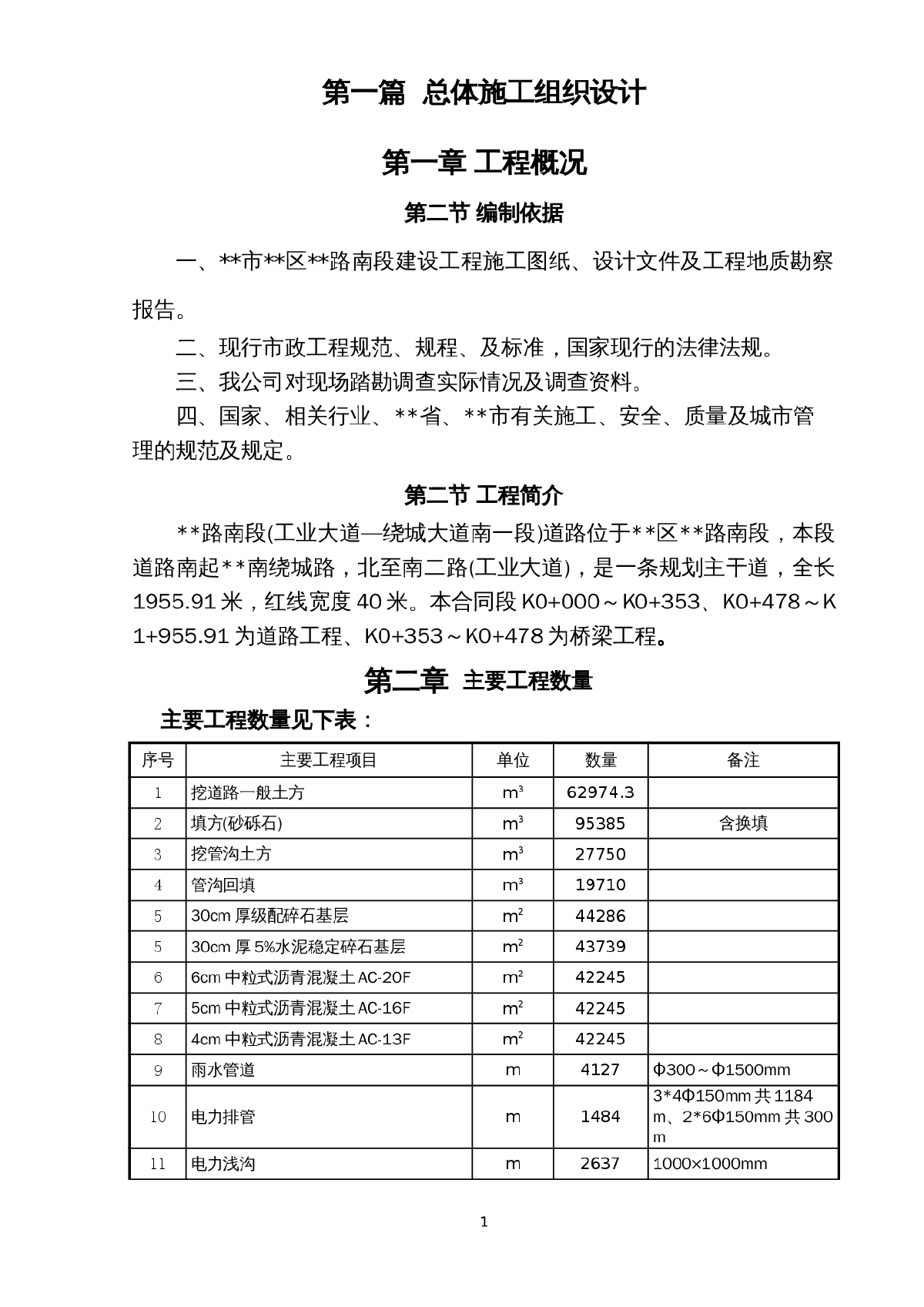 成都市某市政工程施工组织设计-图一