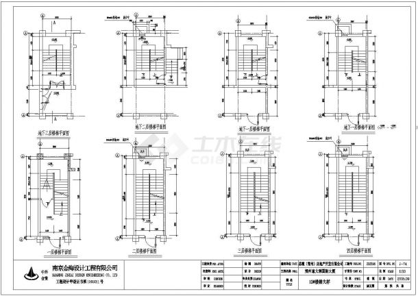 郑州某国际大厦框筒高层建筑设计施工图纸-图二