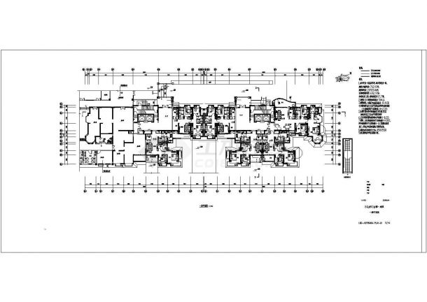【成都】32层小区幼儿园及地下室弱电系统施工图-图一