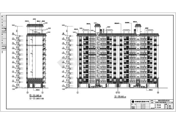 海南岛某地保障性小高层住宅建筑施工图-图一