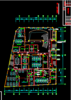某办公大楼室内装饰强电设计CAD平面图纸-图二
