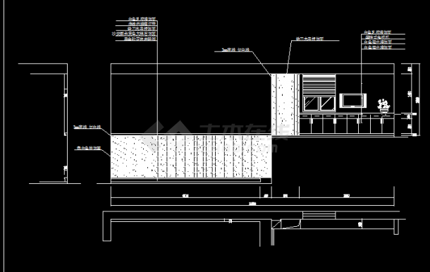 欧式豪华别墅建筑设计方案全套CAD图-图二