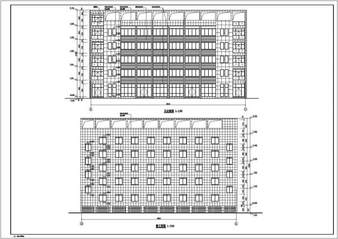某经典五层框架结构办公楼建筑施工图_图1