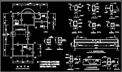 某小区高档别墅设计方案CAD建筑施工图纸-图二