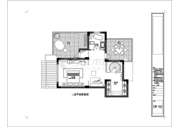 两层别墅设计图_两层别墅设计图cad图纸下载-土木在线-图二