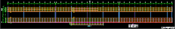 温州至福州铁路站台钢结构CAD设计图-图二