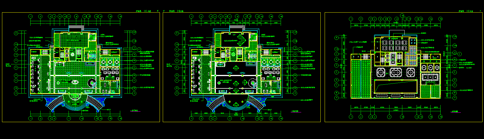 某大堂建筑CAD平面设计施工图纸