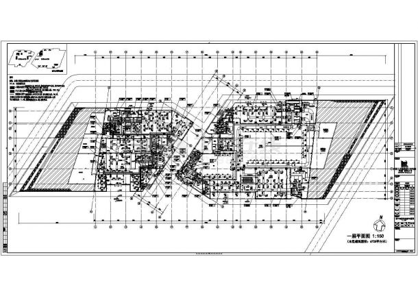 【烟台】展览馆空调通风设计全套施工图纸(顶级设计院)-图二