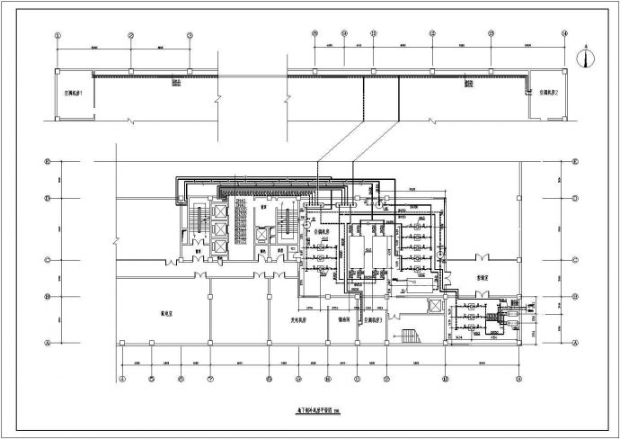 南京某综合楼中央空调设计详细施工图系统图_图1