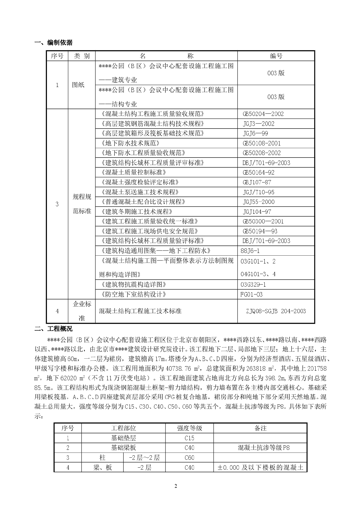 北京某大型会议中心混凝土施工方案-图二