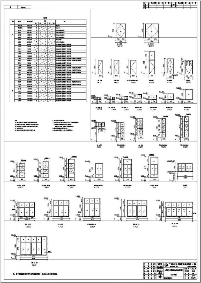 广东省三层框架结构六班幼儿园全套建筑施工图_图1