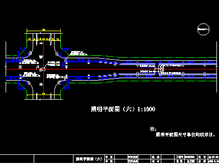 某开发区路灯照明竣工设计CAD图-图二