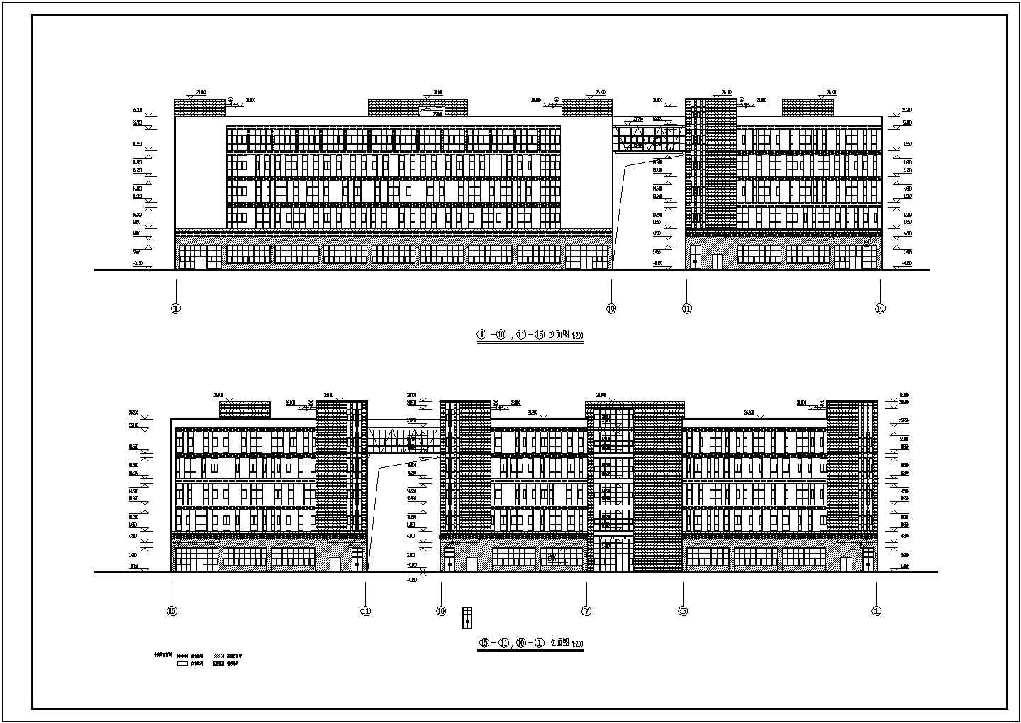 某多层框架结构工业厂房建筑设计施工图