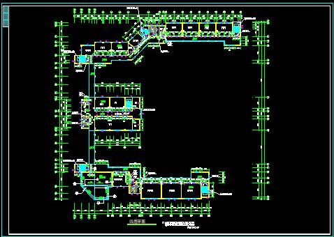 某中学教学楼多层综合楼建筑施工图-图二