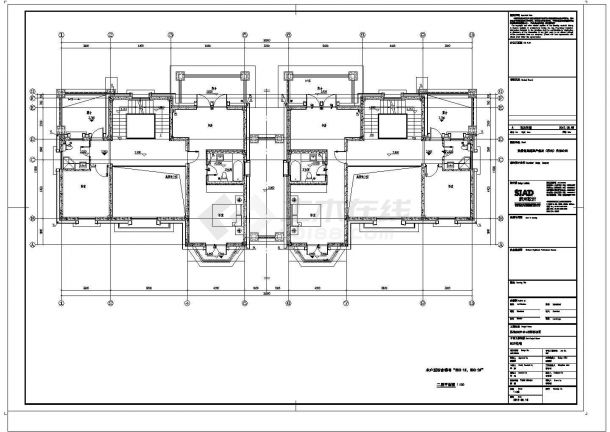 江苏省某地某小区别墅群全套电气设计施工图-图一