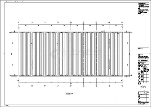 【安徽】某单层单跨门式钢架厂房结构施工图-图二