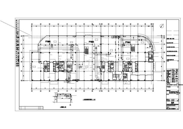 高层商场及办公室多联机、水机、防排烟空调工程图纸-图一