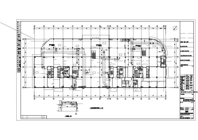 高层商场及办公室多联机、水机、防排烟空调工程图纸_图1