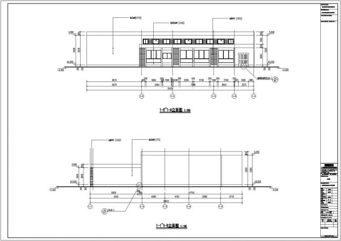 某地单层框架结构售楼部建筑设计施工图_图1