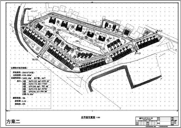 某地区新农村建设规划设计方案及户型图-图一