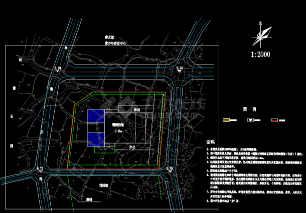 安徽省铜陵博物馆方案文本及CAD-图一