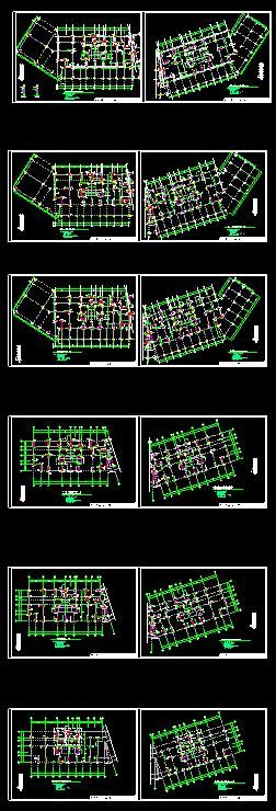 某地住宅建筑工程剪力墙详细cad结构设计施工图-图一