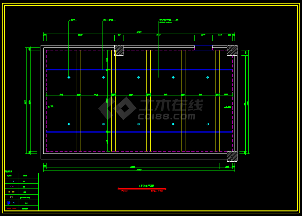 保利国际电影院CAD装饰工程图纸-图二