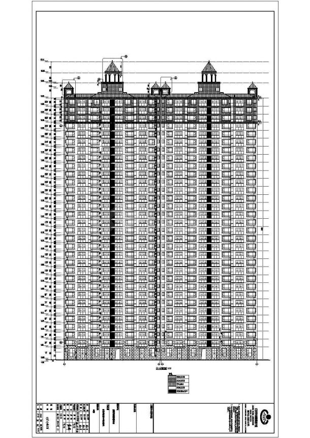 江西省某小区5至10号住宅楼建筑施工图（含地下室）-图二