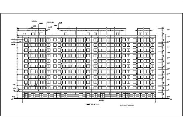 某地12层剪力墙结构公寓建筑施工图（一梯五户）-图二