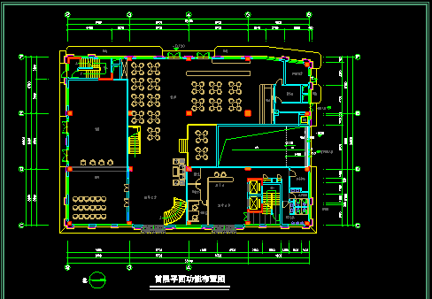 广州某酒店建筑CAD平面设计施工图-图二