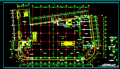 海城商厦建筑施工CAD平立剖面设计图-图二