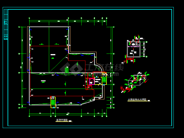 七层停车库建筑施工CAD设计方案图纸-图二