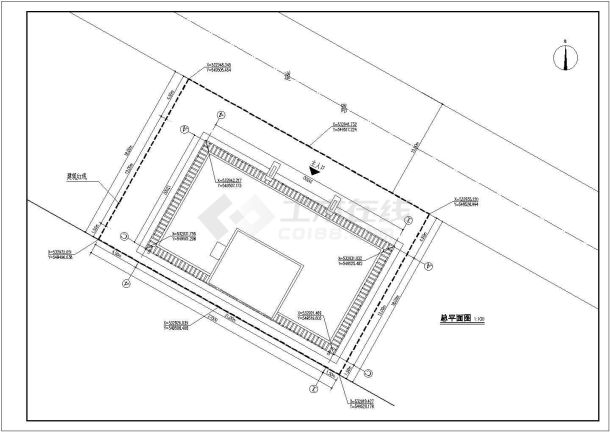 惠州市某7层框架结构建筑设计施工图-图一