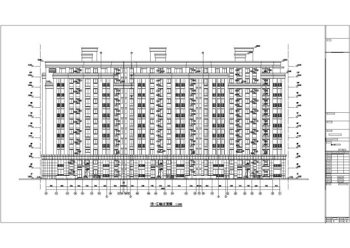 某地区11层框架结构住宅建筑设计施工图_图1