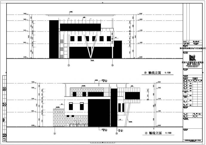 某地3层钢框架结构售楼处建筑设计施工图_图1