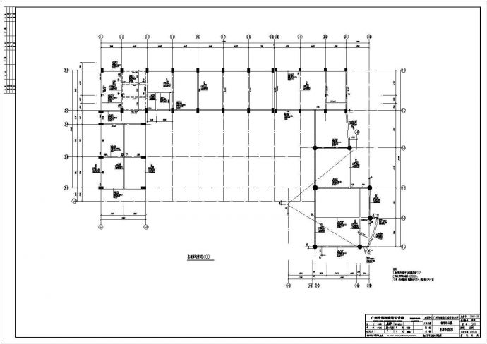 广州市5层框架结构教学楼结构设计施工图_图1