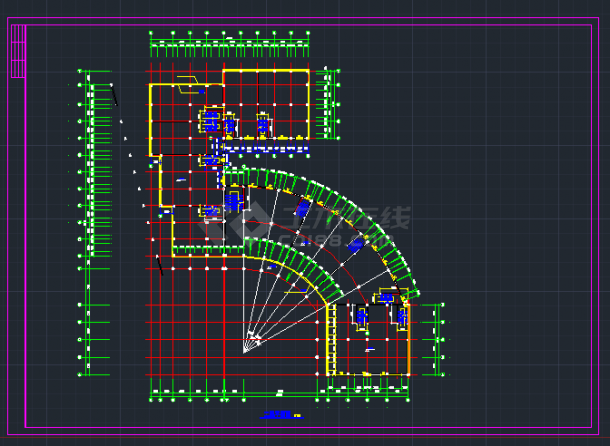 邓桥某商业城设计方案CAD施工图-图二