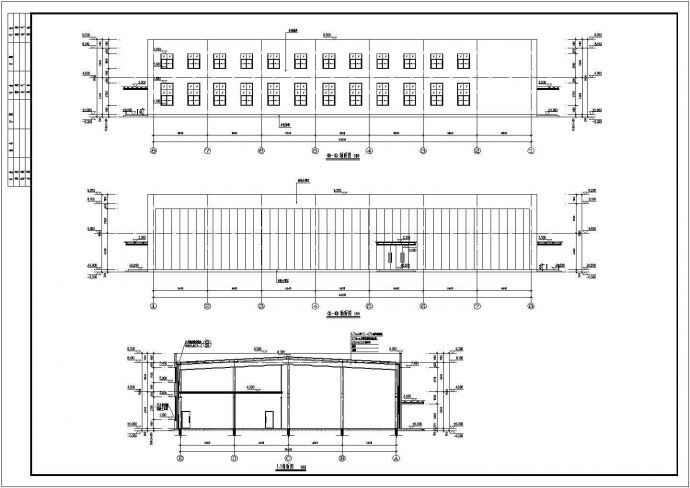 某地两层钢结构售楼处建筑设计施工图_图1