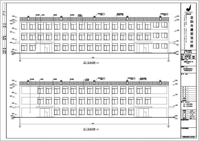 某地区三层框架结构标准化厂房全套施工图（含建筑、结构、水电）_图1