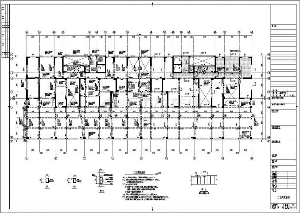 某31层一类住宅剪力墙结构设计施工图-图一
